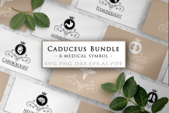Caduceus Bundle: Medical Graphics & Crafts