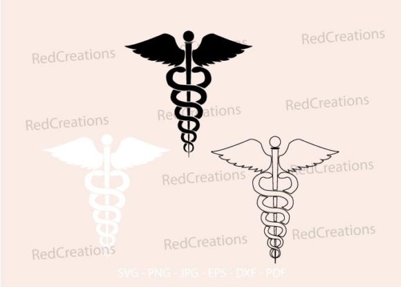 Caduceus Medical Symbol Svg: Nurse Graphics for Crafts