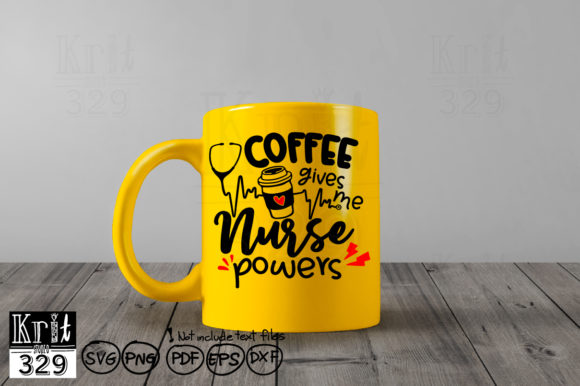 Coffee Nurse Stethoscope Svg for Crafts and Graphics
