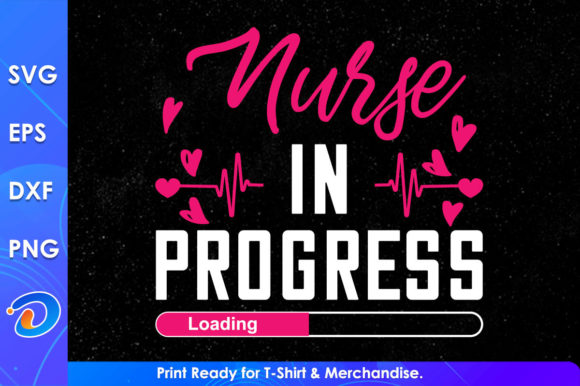 Nurse in Progress SVG: Crafts & Graphics