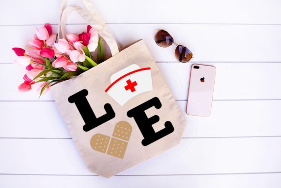 Nurse Love SVG: Graphics for Crafts