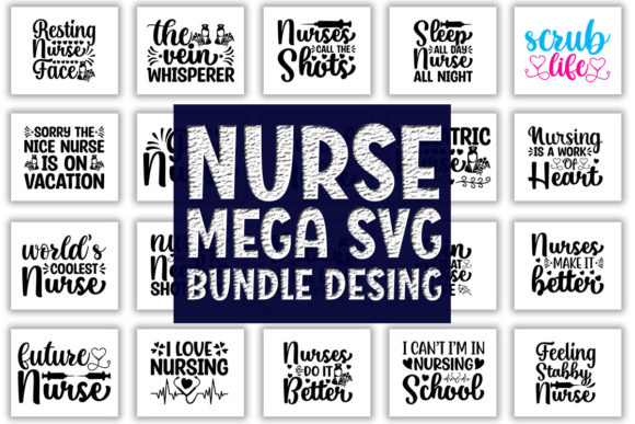 Nurse Mega SVG: Crafts & Graphics