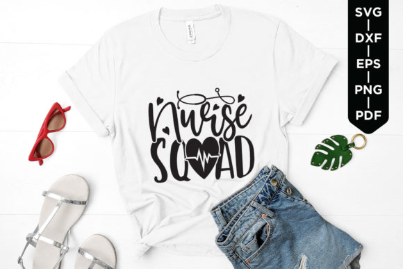 Nurse Squad SVG: Graphics for Crafts