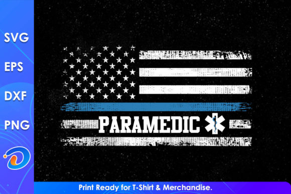 Paramedic Nurse Flag SVG: Crafts & Graphics